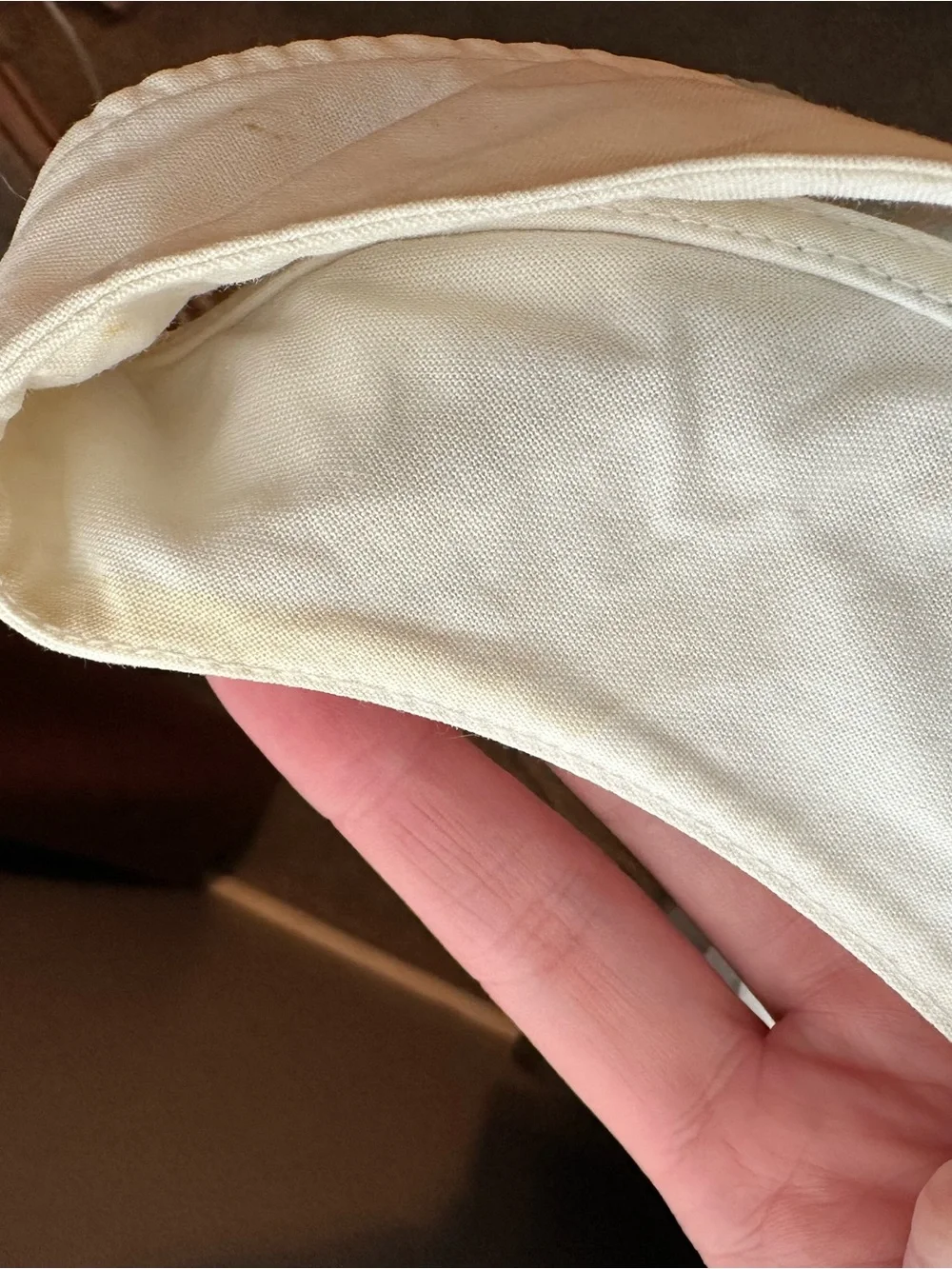Vintage Laura Ashley White and Light Blue Striped Sleeveless Dress - Picture 10 of 11